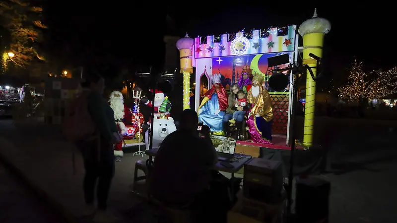 Tradicionales reyes magos Familia Jimenez Díaz/Irais Sánchez